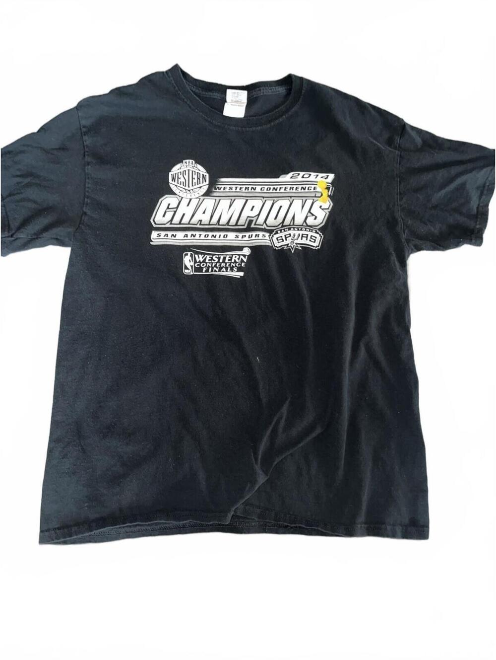 2014 San Antonio Spurs Western Conference Champions NBA TShı